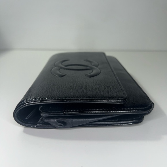 Chanel CC Patent Caviar Timeless Wallet on Chain WOC Chain Crossbody Purse Bag - Picture 8 of 14